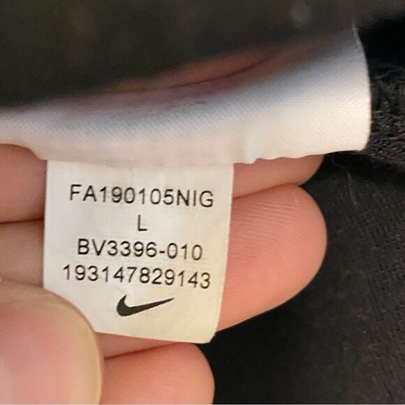 Nike Sportswear Tech full zip Fleece Cape Hoodie Black crop BV3396-010 Large - Picture 10 of 11